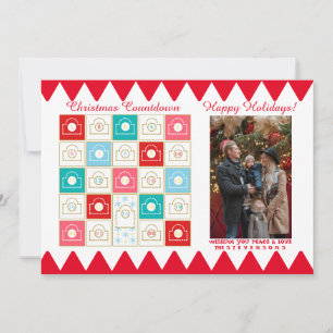kerstfoto van Advent Calendar Feestdagenkaart
