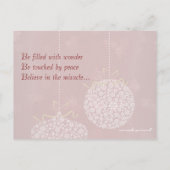 Kerstfoto van de Bourgogne Wine Feestdagenkaart (Achterkant)