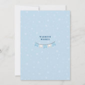 kerstfoto van de kerstman van de kerstman van Sant Feestdagenkaart (Achterkant)