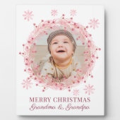 Kerstfoto voor oma en opa fotoplaat (Voorkant)