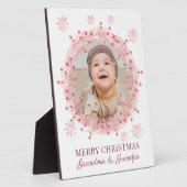 Kerstfoto voor oma en opa fotoplaat (Zijkant)