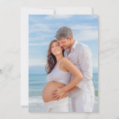 Kerstfotobundel voor zwangerschap aankondiging (Achterkant)