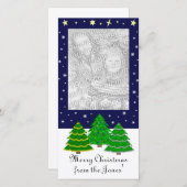 Kerstfotokaart Feestdagenkaart (Voorkant / Achterkant)