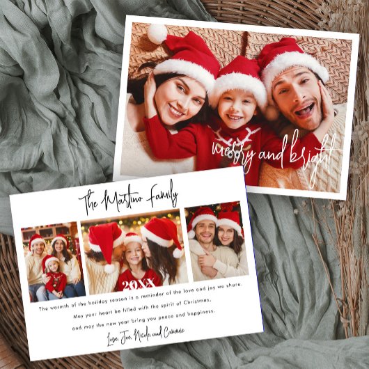 Kerstfotokaart Kaart