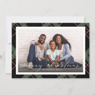 Kerstfotokaart voor feestdagen