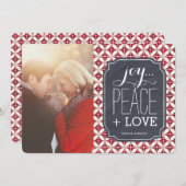 kerstfotokaarten feestdagenkaart (Voorkant / Achterkant)