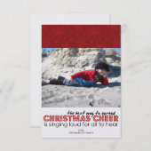 kerstfotokaarten kaart (Voorkant / Achterkant)