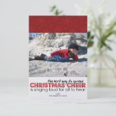 kerstfotokaarten kaart (Staand voorkant)