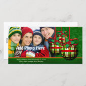 kerstfoto's Aangepaste feestdag Sjabloon (Voorkant / Achterkant)