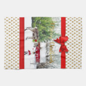 kerstfoto's theedoek (Horizontaal)