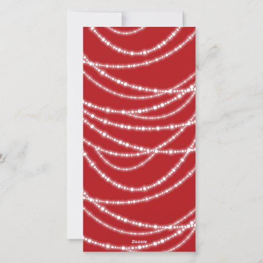 Kerstfoto's voor Merry & Bright Sparking Lights Feestdagenkaart (Achterkant)