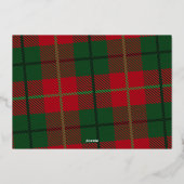 Kerstfotoscript gelukkigste Feestdagen - geplakt (Achterkant)