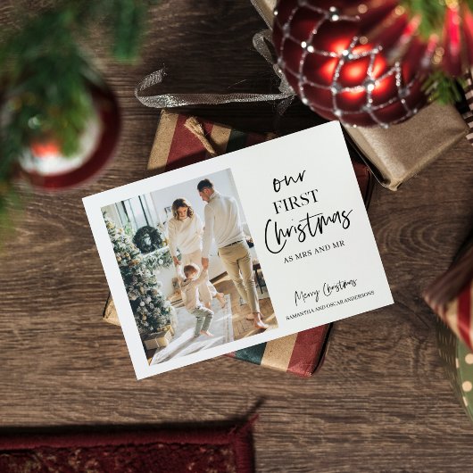 Kerstfotoserie | Eerste Kerstdag Briefkaart