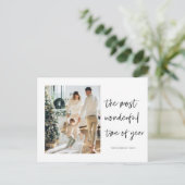 Kerstfotoserie | Geweldige feestdag Briefkaart (Staand voorkant)