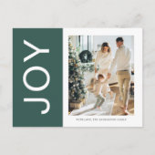 Kerstfotoserie | Groene feestdag Briefkaart (Voorkant)