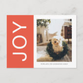 Kerstfotoserie | Oranje feestdag Briefkaart (Voorkant)