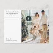 Kerstfotoserie | PRETTIGE FEESTDAGEN Briefkaart (Voorkant)