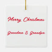 kerstfotoversiering keramisch ornament (Achterkant)