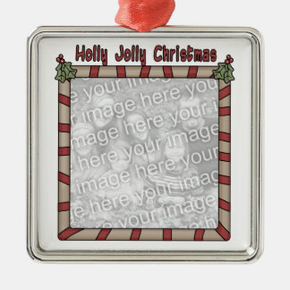 Kerstfotoversiering Metalen Ornament