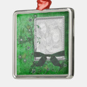 Kerstfotoversiering Metalen Ornament (Links)