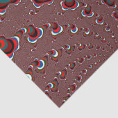 kerstfractals tissuepapier (Detail)