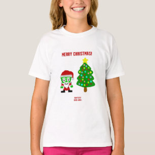 KerstFrankenCheese Girls White Basic T Shirt