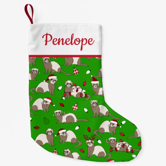 kerstfret - Aangepaste naam Kleine Kerstsok (Voorkant)