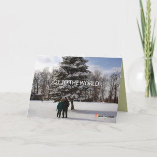 kerstfront feestdagen kaart