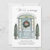Kerstfront Porch Colonial door beweging Aankondiging (Voorkant)