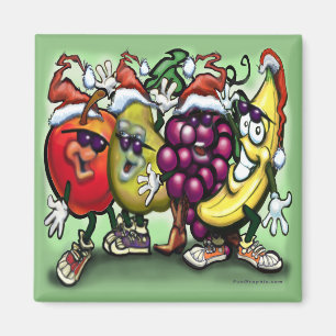 kerstfruit magneet