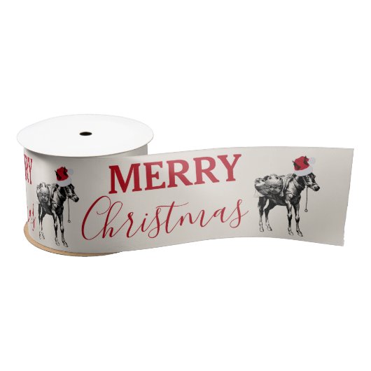 KerstFunny  Donkey Santa Hat Lint (Spoel)