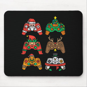 Kerstgamercontroller voor snelle Mannen voor games Muismat