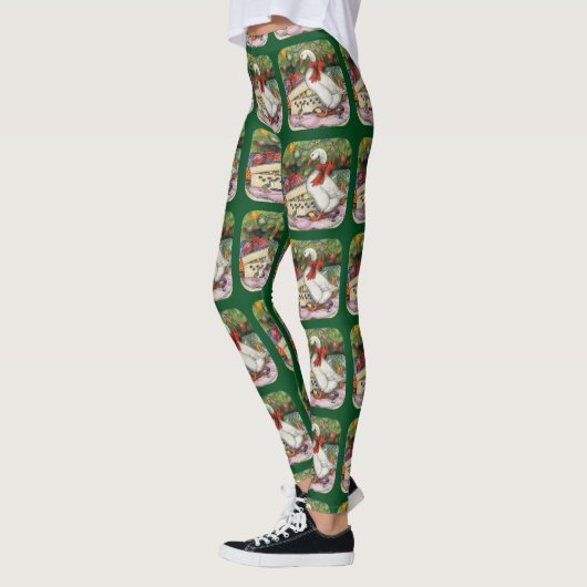 kerstgans leggings (Links)