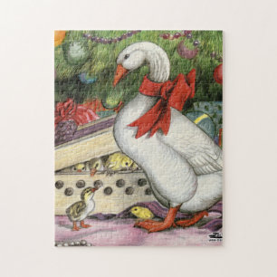 kerstgans legpuzzel