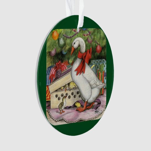 kerstgans ornament (voorkant)