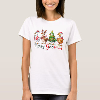 Kerstgans Vrolijke Kerstgans T-shirt