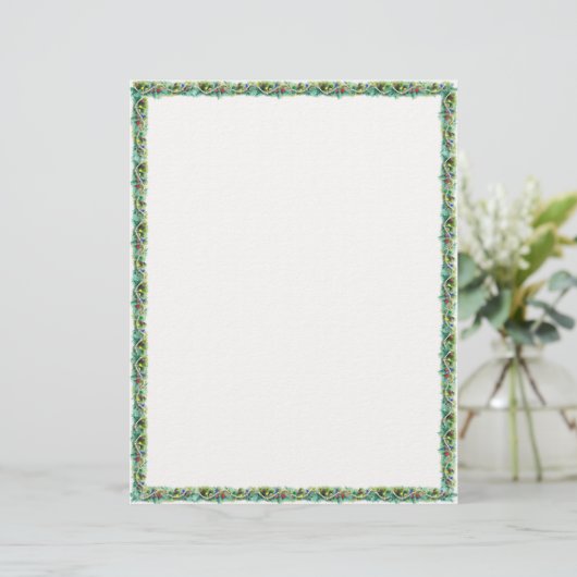 Kerstgarland Letterhead (Staand voorkant)