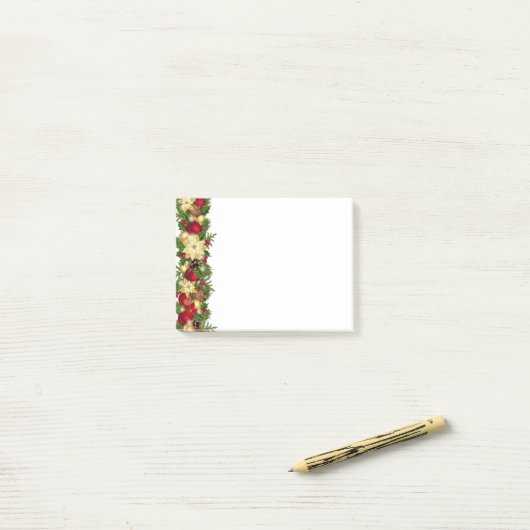 Kerstgarland Post-it-Notes Post-it® Notes (Op bureau)