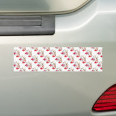 kerstgarnalen bumpersticker (Op auto)