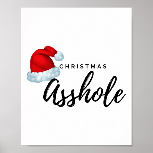 kerstgat voor volwassenen poster (Voorkant)