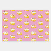 kerstgebak inpakpapier  (Voorkant)