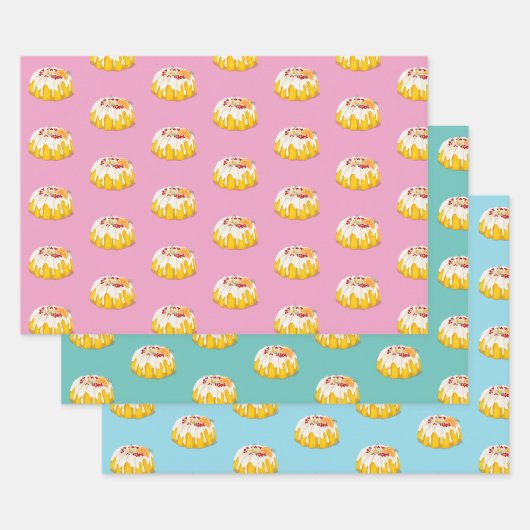 kerstgebak inpakpapier  (Set)