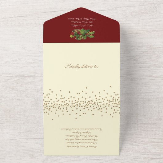 Kerstgebed Spaans Guadalupe Novena All In One Uitnodiging (Buitenkant)