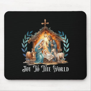 kerstgeboorte Christelijke geboorte van Jezus doet Muismat