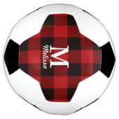 kerstgebuffel met rode buffel voetbal (Gedraaid)