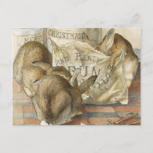 kerstgebundelde kaart