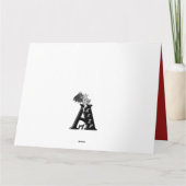 Kerstgedicht Duits, Voeg uw tekst toe Kaart (Achterkant)