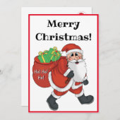 kerstgedicht feestdagenkaart (Voorkant / Achterkant)