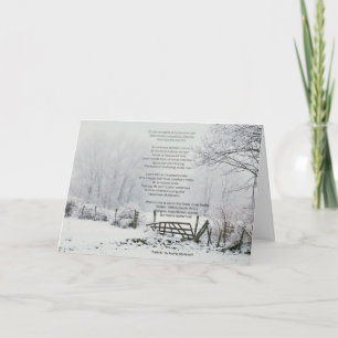 Kerstgedicht Kaart