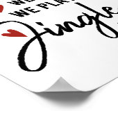 kerstgedicht // kerstdecor-Poster Poster (Hoek)